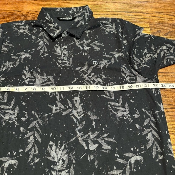Travis‎ Mathew | Gray White Patterned Polo Sz XL - Picture 3 of 7